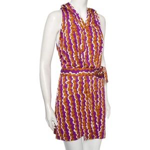 DVF 100% Silk Jersey Wrap Dress, New with Tags